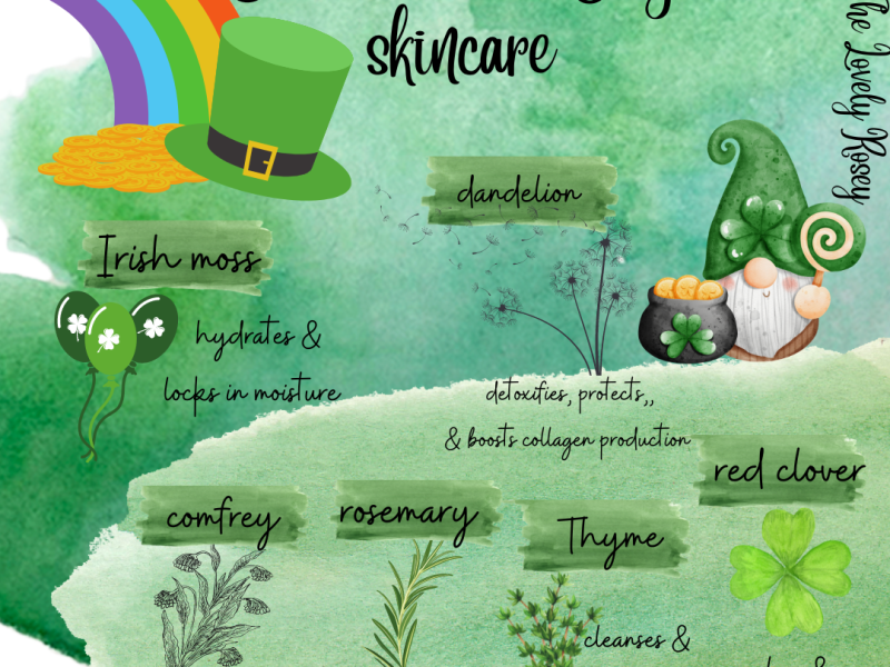 St. Patrick’s Day Skincare Herbs 🍀